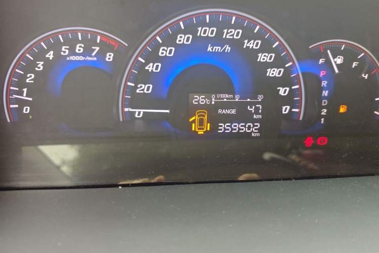 Used Honda Elysion 2012 2.4L VTi-S Prestige Edition Odometer Close Up