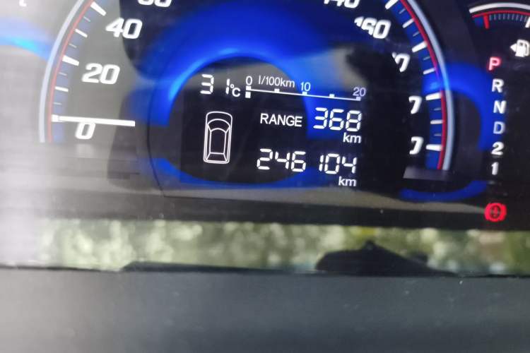 Used Honda Elysion 2015 2.4L VTi-S Prestige Edition Odometer Close Up