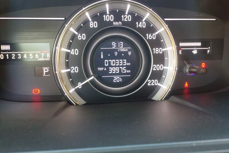 Used Honda Elysion 2016 2.4L Classic Edition Odometer Close Up