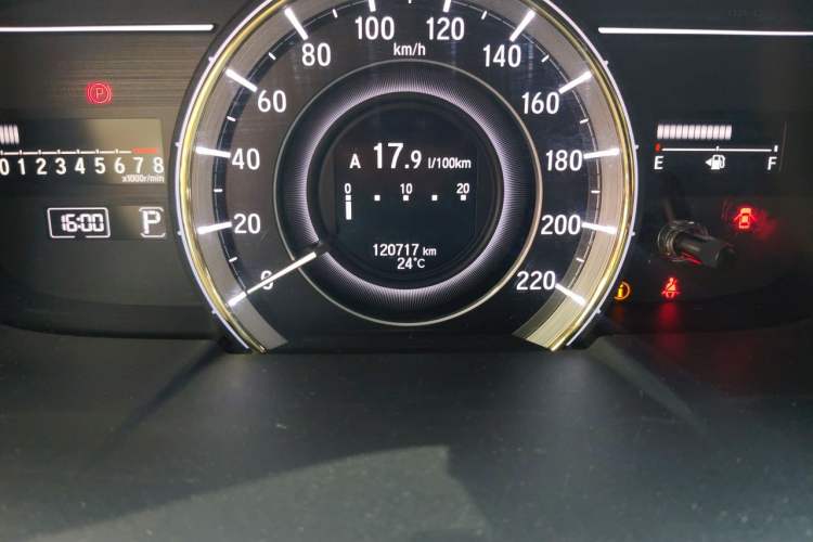 Used Honda Elysion 2016 2.4L Luxury Edition Odometer Close Up