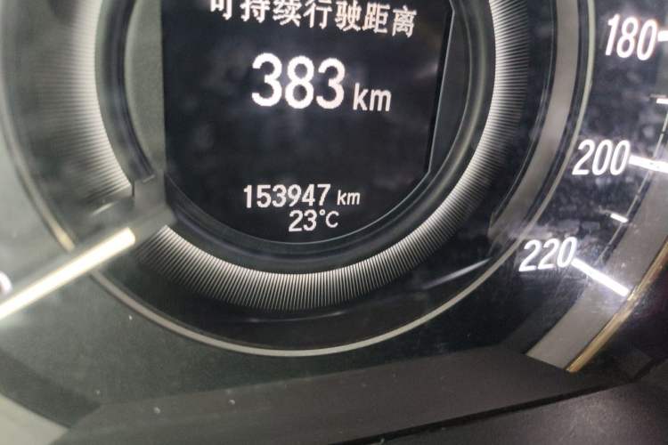 Used Honda Elysion 2016 2.4L Supreme Edition Odometer Close Up