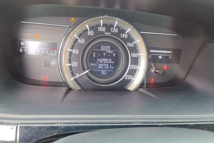 Used Honda Elysion 2016 2.4L Classic Edition Odometer Close Up