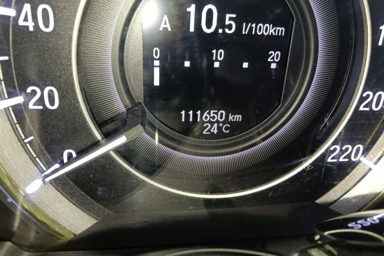 Used Honda Elysion 2016 2.4L Luxury Edition Odometer Close Up