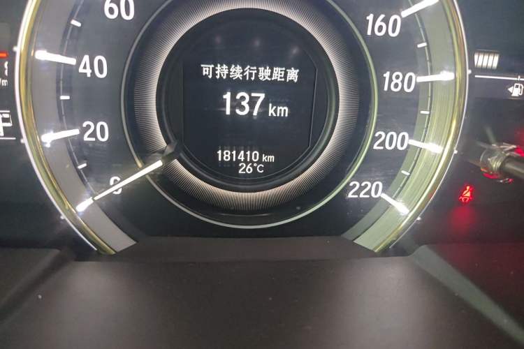 Used Honda Elysion 2016 2.4L Luxury Edition Odometer Close Up