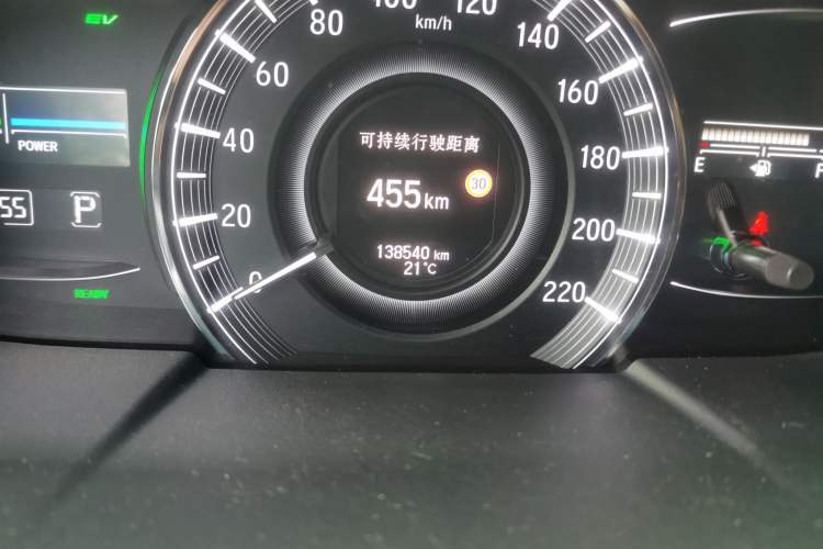 Used Honda Elysion 2019 2.0L Hybrid Supreme Edition Odometer Close Up