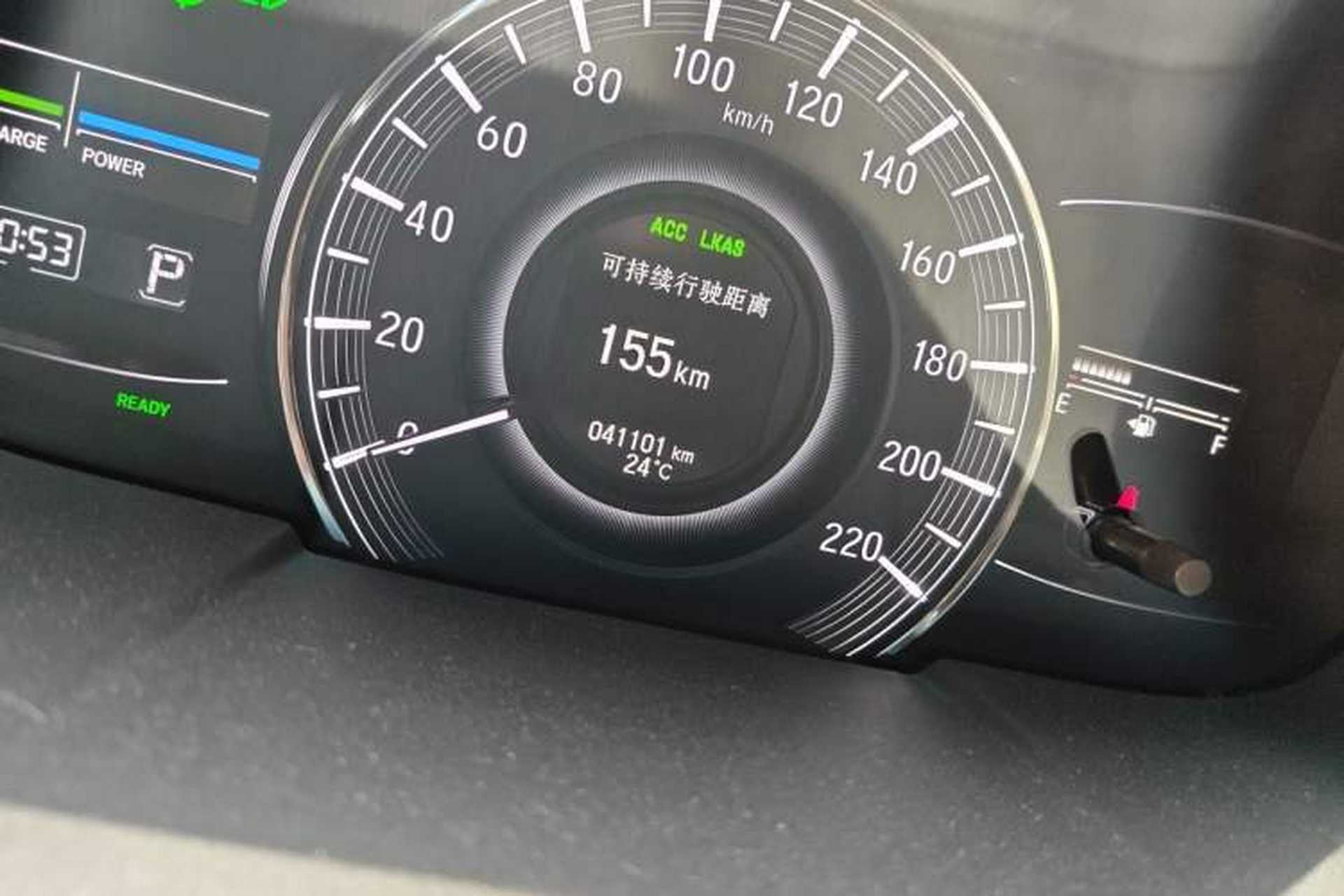 Used Honda Elysion 2019 2.0L Hybrid Luxury Edition Odometer Close Up