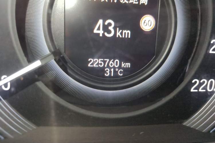 Used Honda Elysion 2019 2.0L Hybrid Luxury Edition Odometer Close Up
