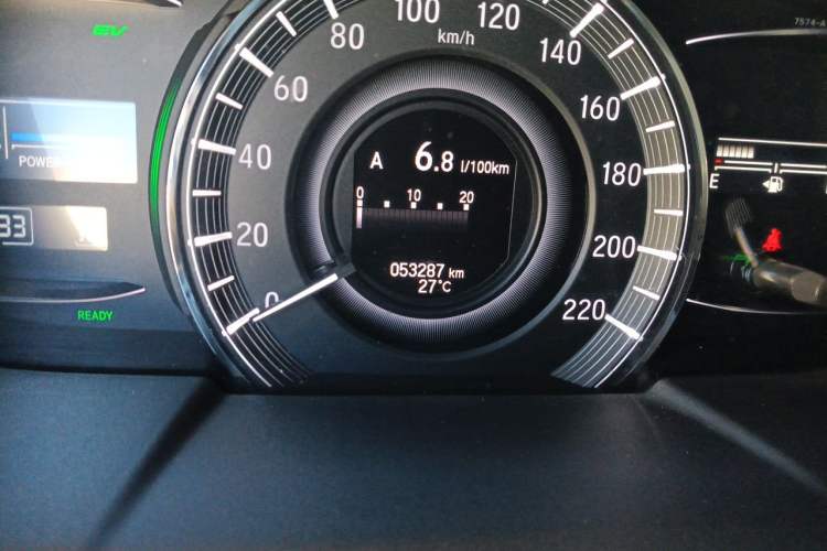 Used Honda Elysion 2019 2.0L Hybrid Luxury Edition Odometer Close Up