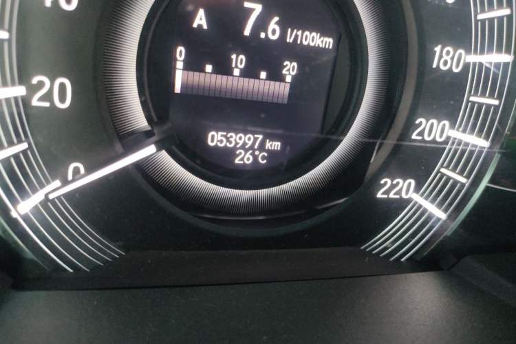 Used Honda Elysion 2019 2.0L Hybrid Luxury Edition Odometer Close Up