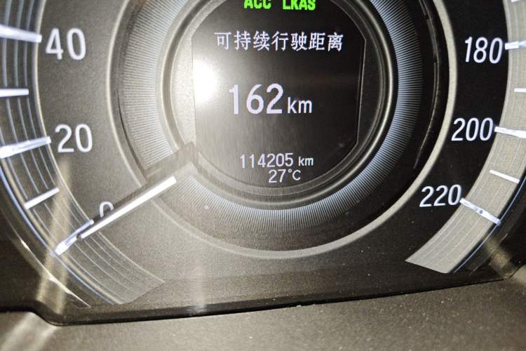 Used Honda Elysion 2019 2.0L Hybrid Luxury Edition Odometer Close Up