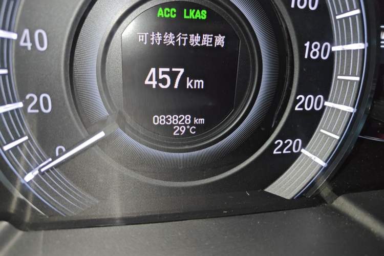 Used Honda Elysion 2019 2.0L Hybrid Luxury Edition Odometer Close Up