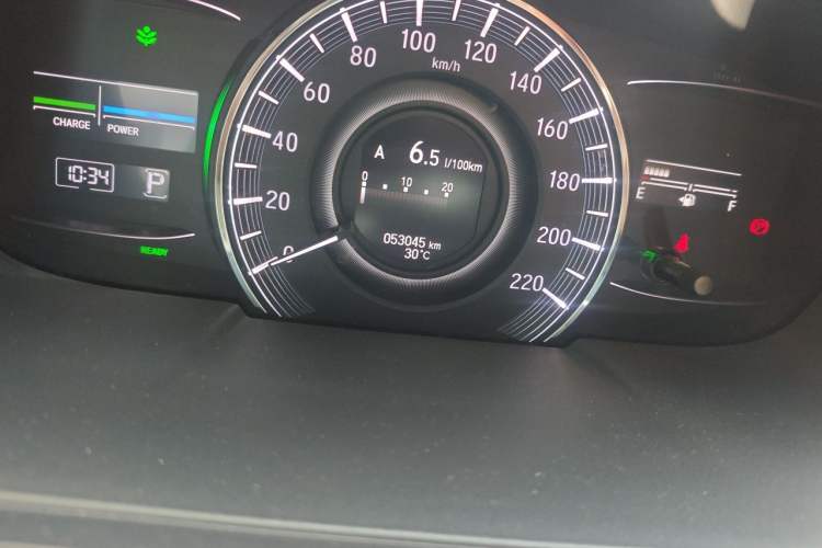 Used Honda Elysion 2019 2.0L Hybrid Luxury Edition Odometer Close Up