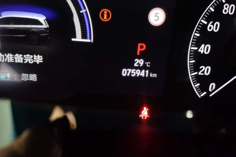 Used Honda Elysion 2022 2.0L eHEV Luxury Edition Odometer Close Up