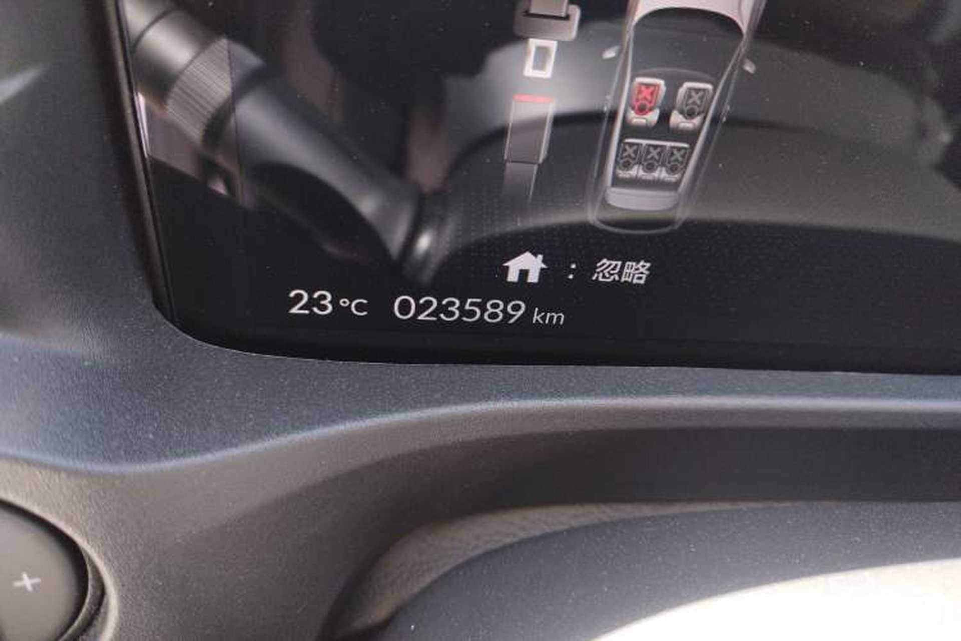 Used Honda e:NS1 2022 e-Series model Odometer Close Up