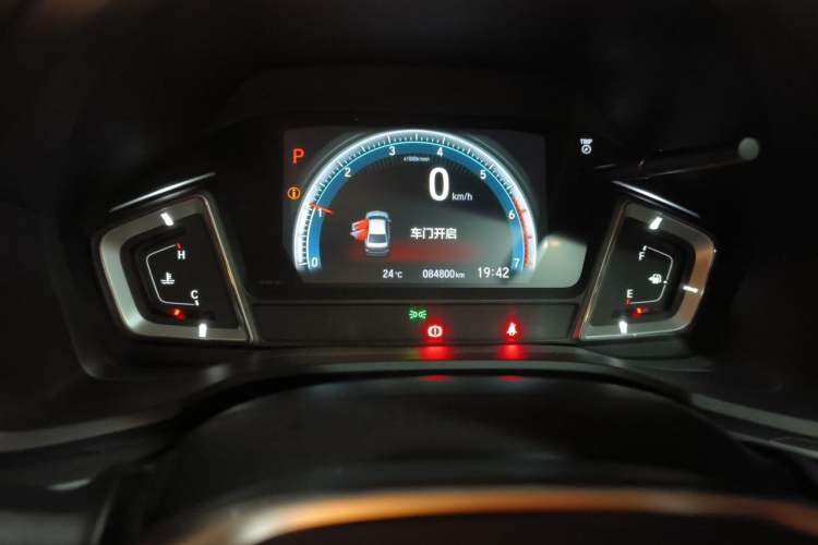 Used Honda Envix 2019 180TURBO CVT Prestige Edition China V Odometer Close Up