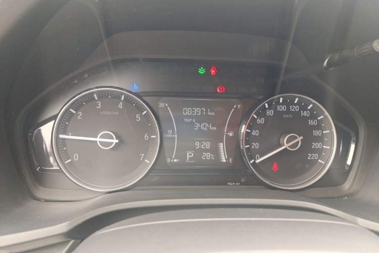 Used Honda Envix 2019 180TURBO CVT Enjoyment Version China VI Instrument Cluster