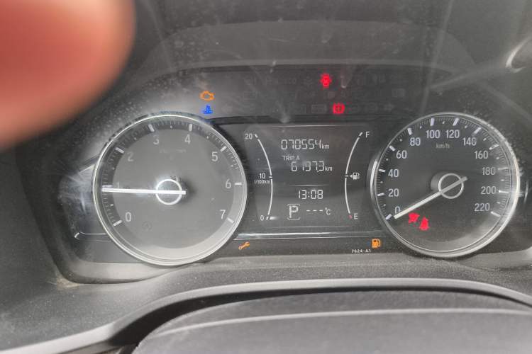 Used Honda Envix 2019 180TURBO CVT Enjoyment Version China VI Odometer Close Up