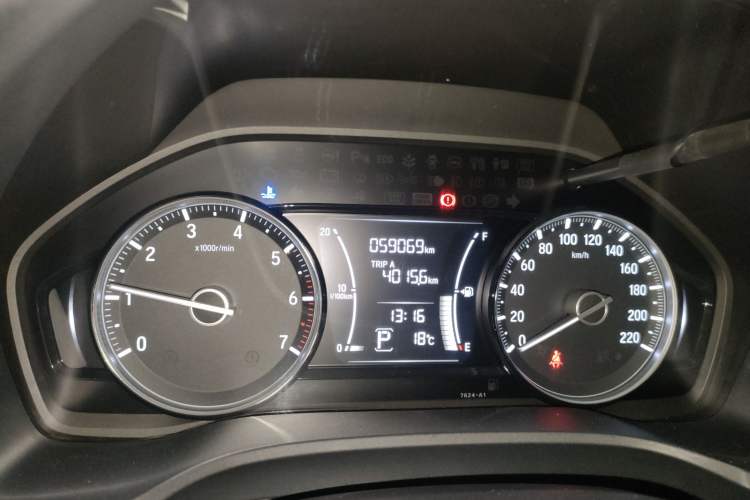 Used Honda Envix 2019 180TURBO CVT Enjoyment Edition China VI Odometer Close Up