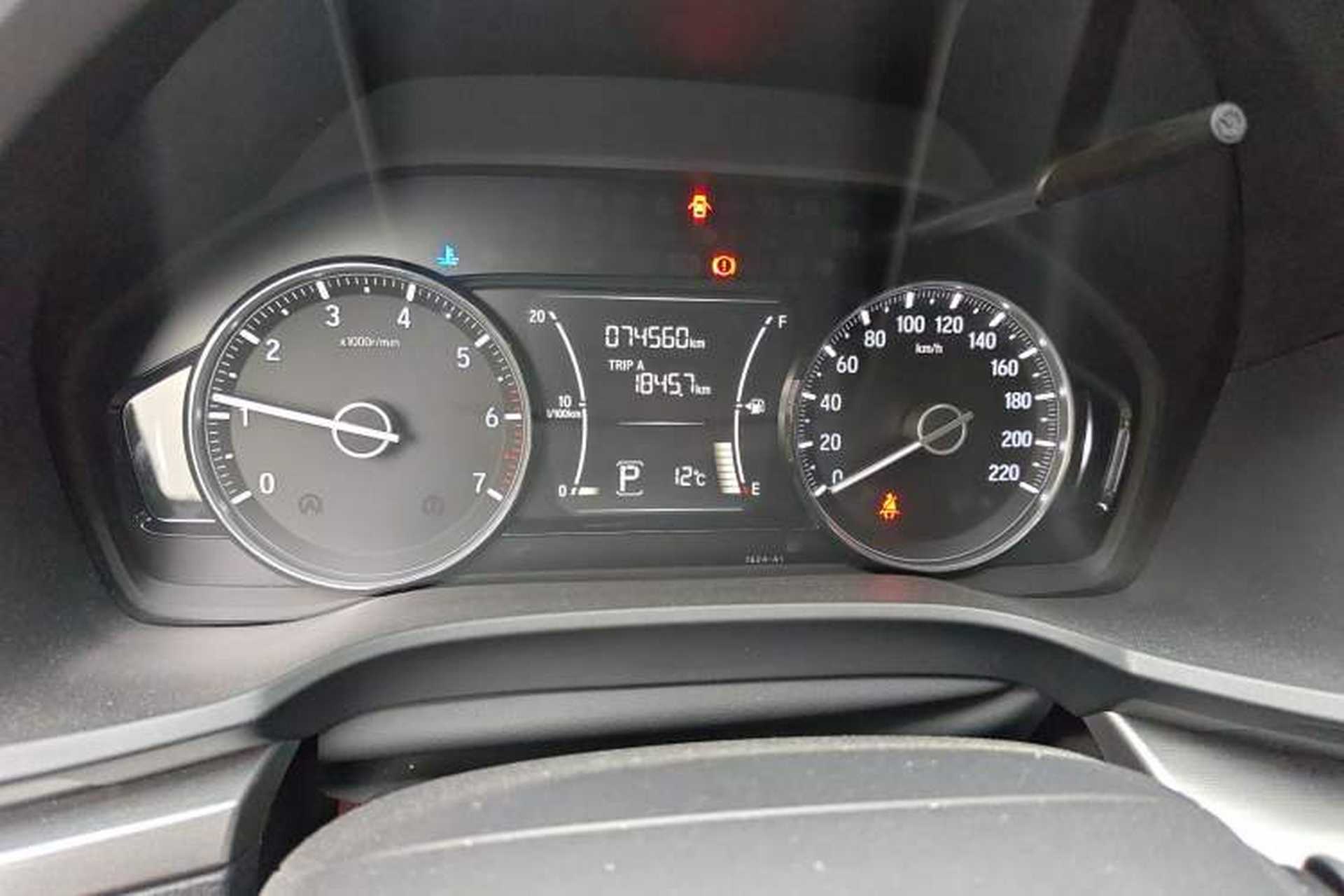 Used Honda Envix 2019 180TURBO CVT Enjoyment Edition China VI Odometer Close Up