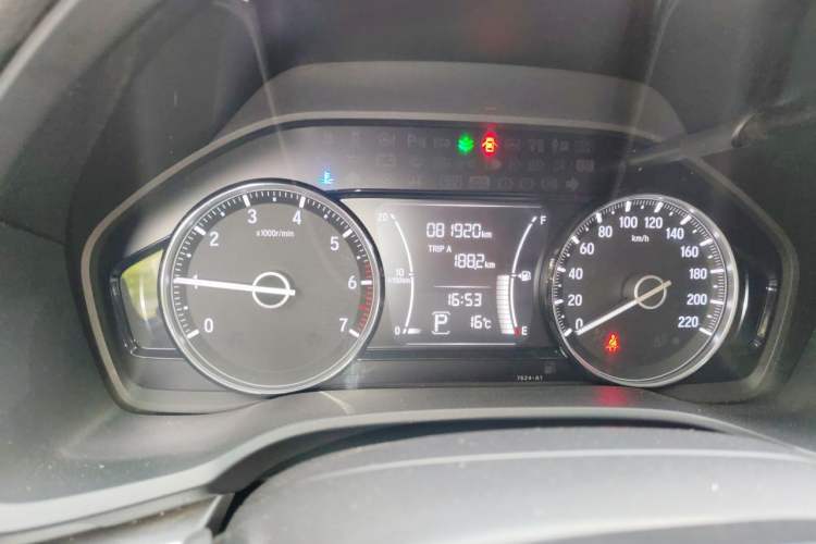 Used Honda Envix 2019 180TURBO CVT Enjoyment Edition China VI Odometer Close Up