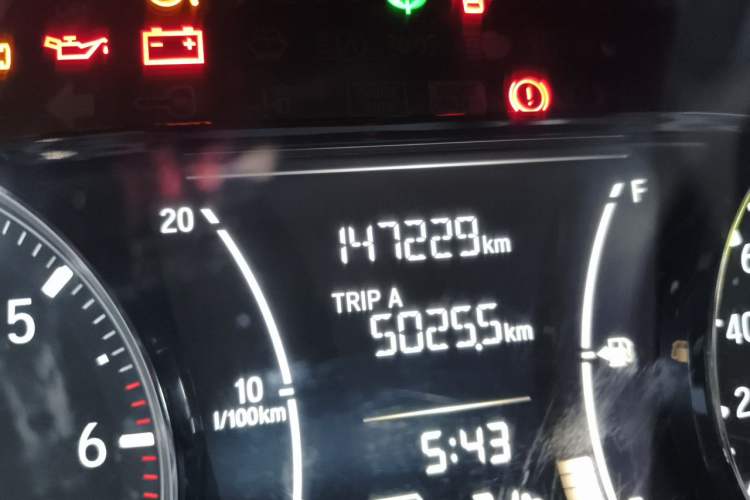 Used Honda Envix 2019 180TURBO CVT Enjoyment Version China V Odometer Close Up