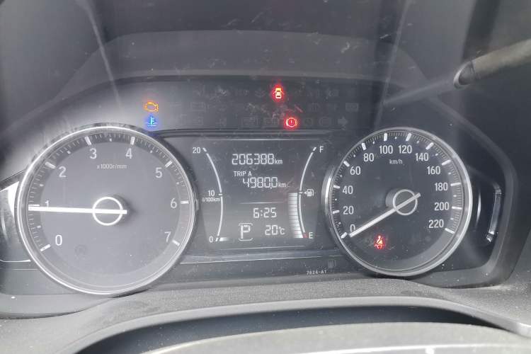 Used Honda Envix 2019 180TURBO CVT Enjoyment Edition China VI Odometer Close Up