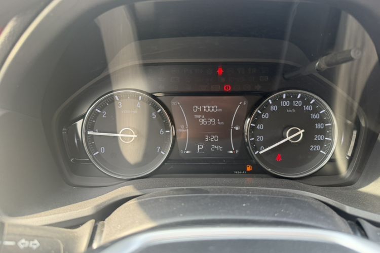 Used Honda Envix 2019 180TURBO CVT Enjoyment Edition China VI Odometer Close Up