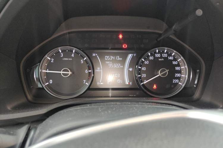 Used Honda Envix 2019 180TURBO CVT Enjoyment Edition China VI Odometer Close Up