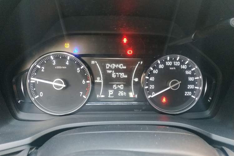 Used Honda Envix 2019 180TURBO CVT Enjoyment Edition China V Odometer Close Up