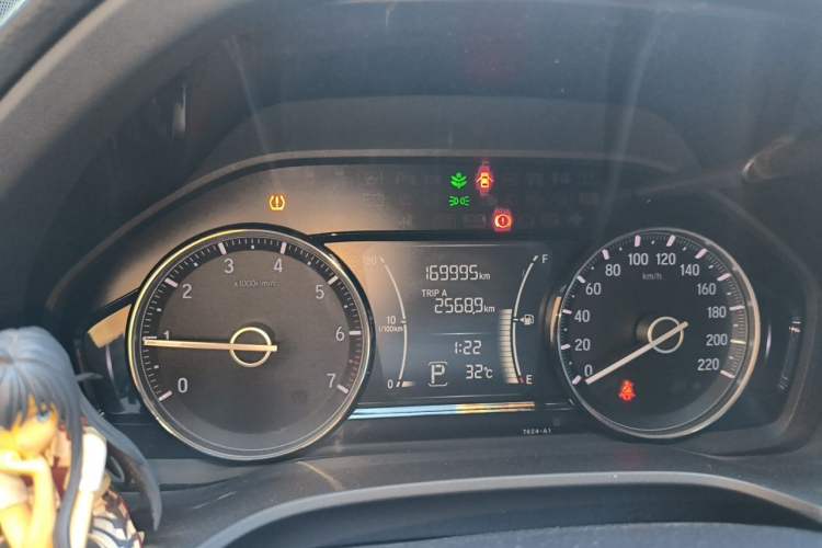 Used Honda Envix 2019 180TURBO CVT Enjoyment Edition China V Odometer Close Up