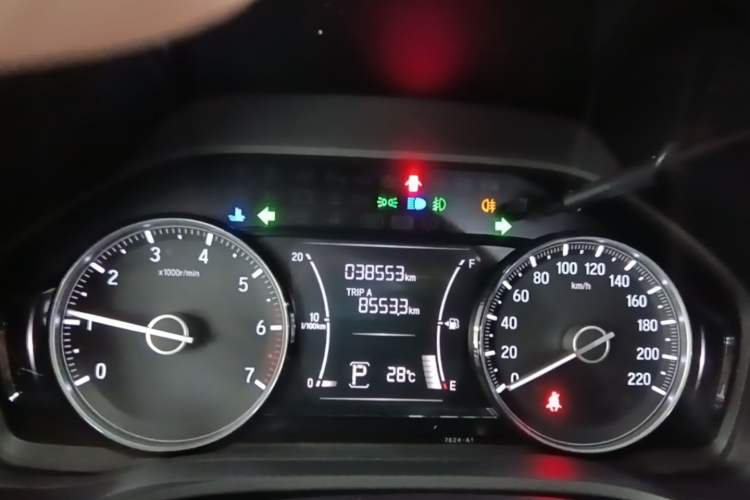 Used Honda Envix 2019 180TURBO CVT Enjoyment Version China VI Instrument Cluster