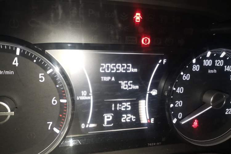 Used Honda Envix 2019 180TURBO CVT Enjoyment Version China VI Odometer Close Up