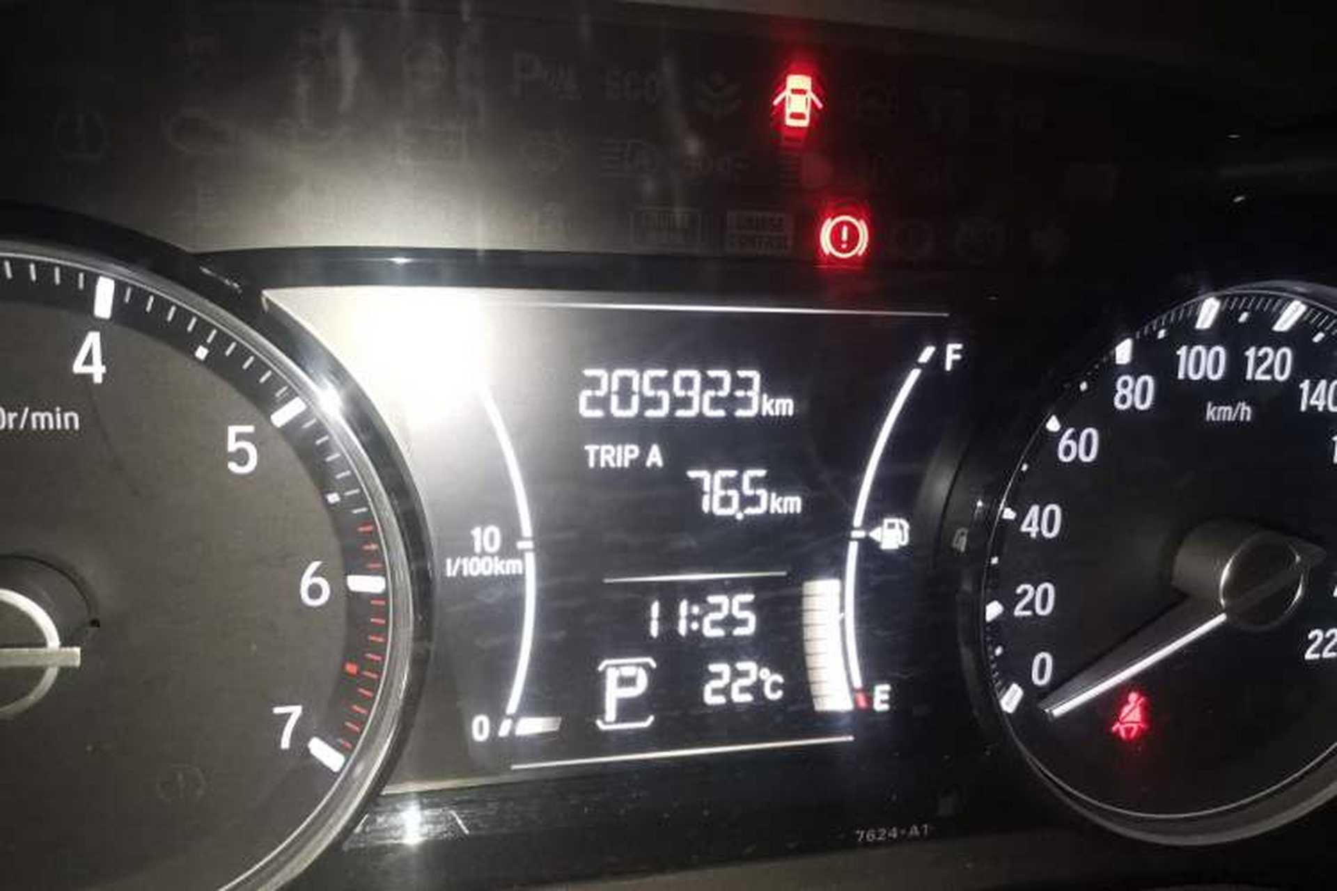 Used Honda Envix 2019 180TURBO CVT Enjoyment Version China VI Odometer Close Up