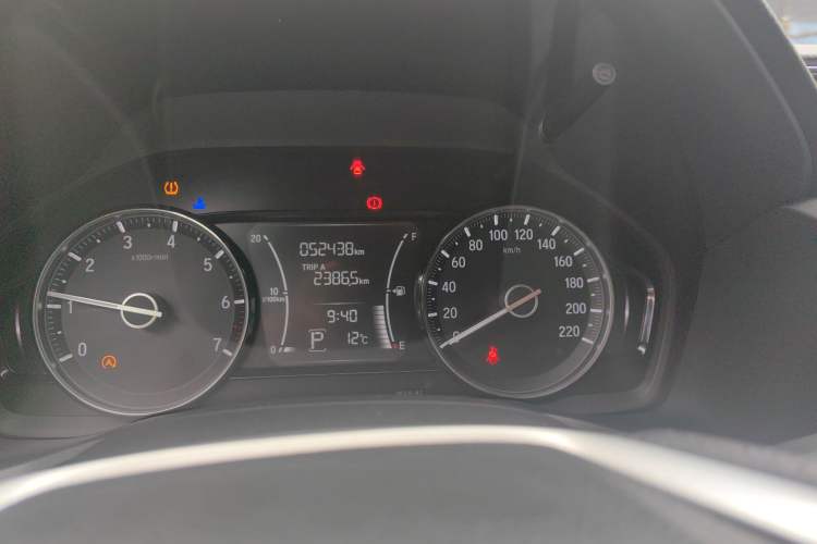 Used Honda Envix 2019 180TURBO CVT Enjoyment Version China VI Odometer Close Up