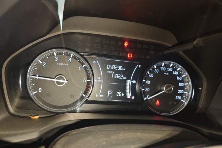 Used Honda Envix 2019 180TURBO CVT Enjoyment Version China VI Instrument Cluster
