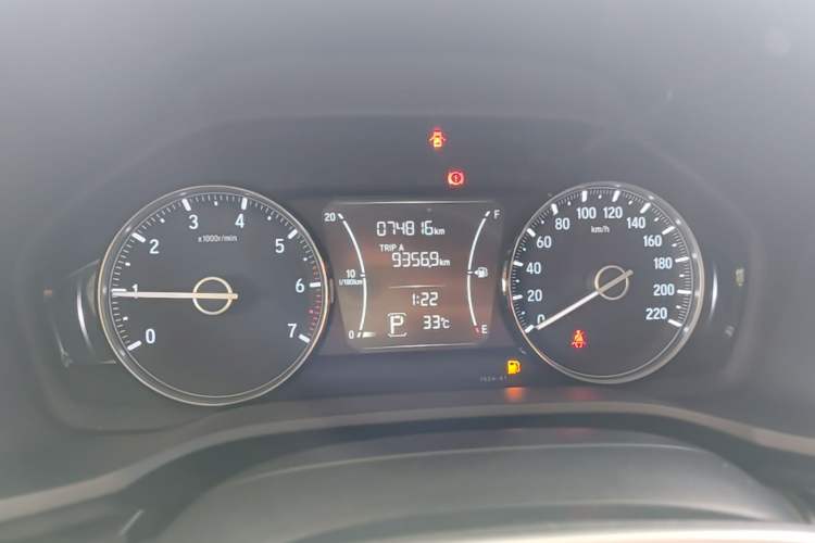 Used Honda Envix 2019 180TURBO CVT Enjoyment Version China VI Instrument Cluster