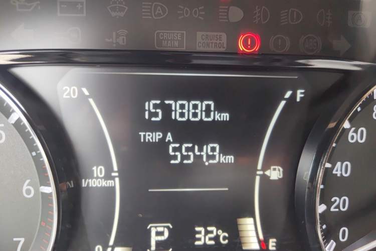 Used Honda Envix 2019 180TURBO CVT Enjoyment Edition China VI Odometer Close Up