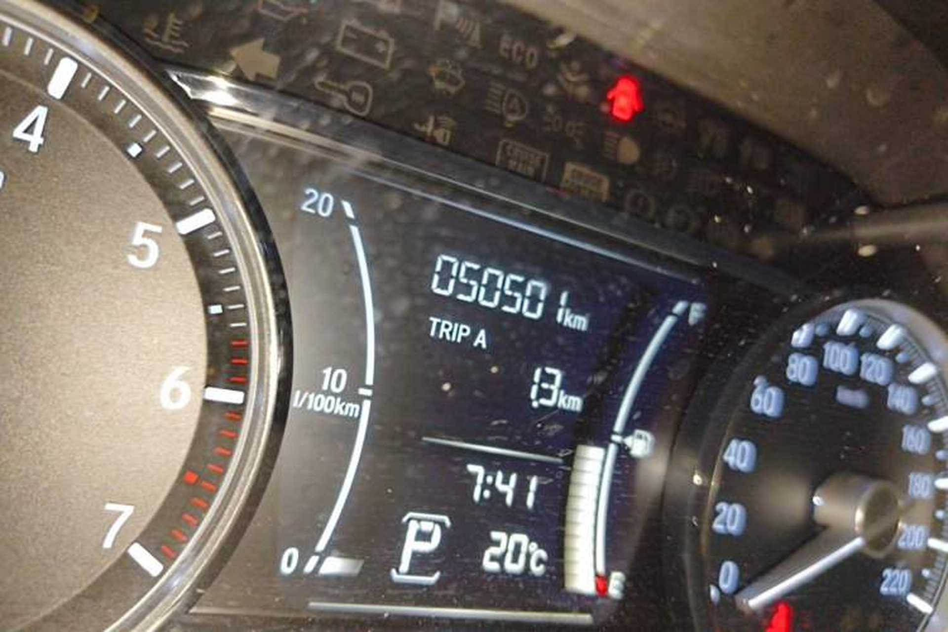 Used Honda Envix 2019 180TURBO CVT Enjoyment Edition China VI Odometer Close Up