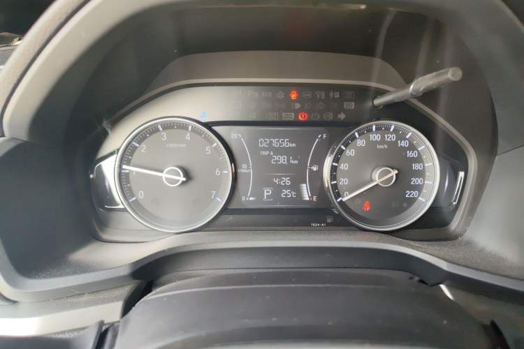 Used Honda Envix 2019 180TURBO CVT Enjoyment Edition China VI Odometer Close Up
