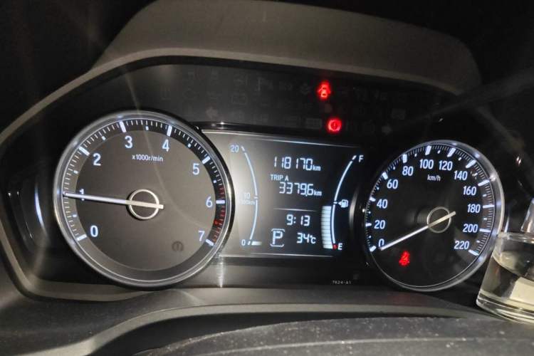 Used Honda Envix 2019 180TURBO CVT Enjoyment Edition China VI Odometer Close Up