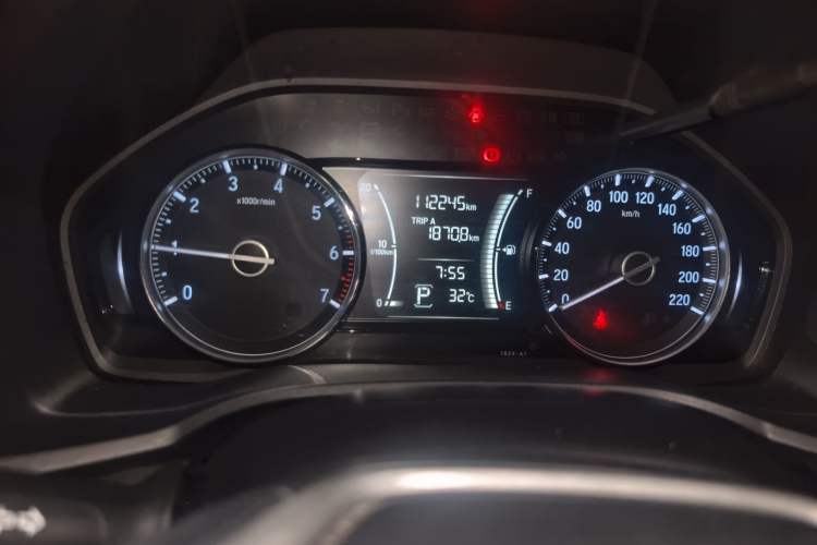 Used Honda Envix 2019 180TURBO CVT Enjoyment Edition China VI Odometer Close Up