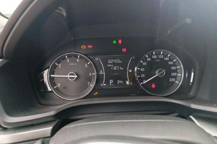 Used Honda Envix 2019 180TURBO CVT Enjoyment Edition China VI Odometer Close Up