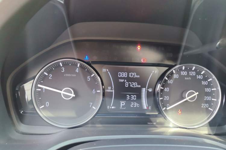 Used Honda Envix 2019 180TURBO CVT Enjoyment Edition China VI Odometer Close Up