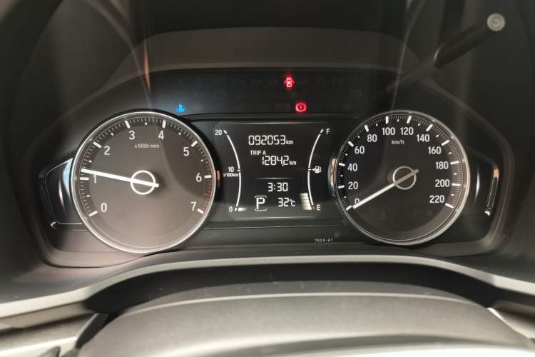 Used Honda Envix 2019 180TURBO CVT Enjoyment Version China VI Odometer Close Up