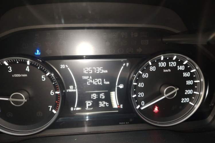 Used Honda Envix 2019 180TURBO CVT Enjoyment Edition China VI Odometer Close Up