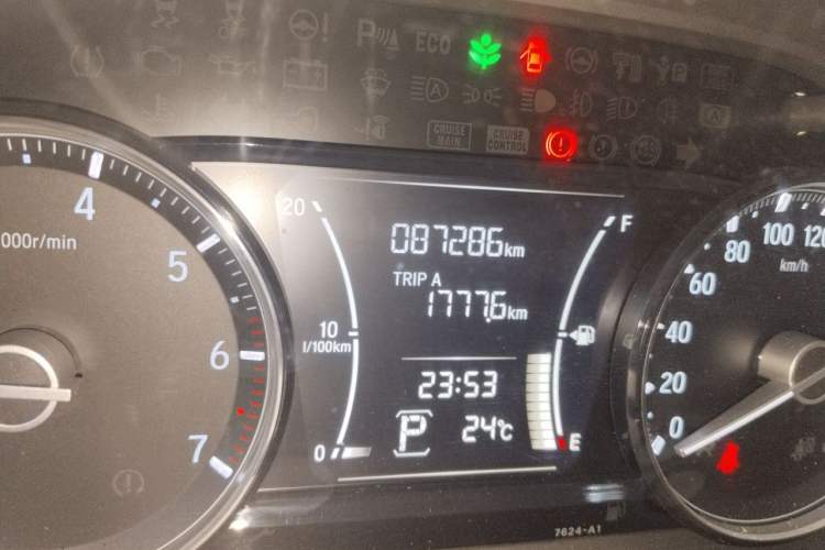 Used Honda Envix 2019 180TURBO CVT Enjoyment Edition China V Odometer Close Up