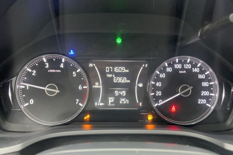 Used Honda Envix 2019 180TURBO CVT Enjoyment Version China V Odometer Close Up