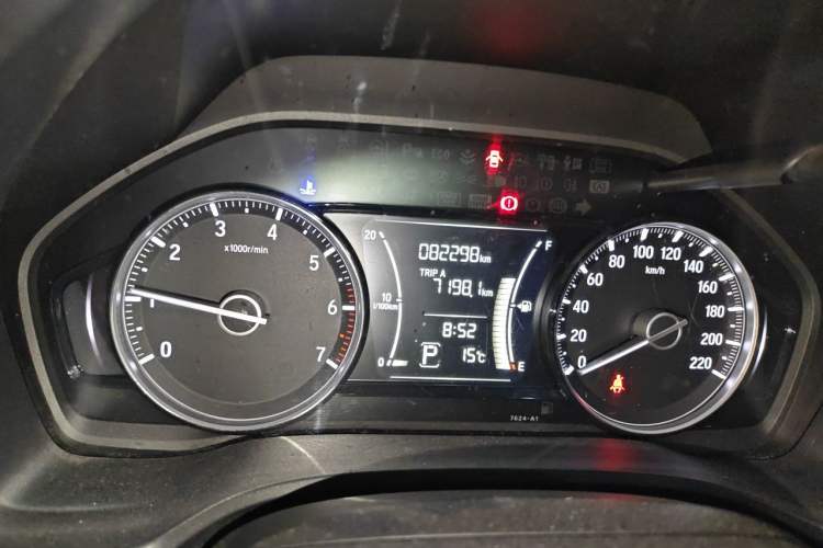 Used Honda Envix 2019 180TURBO CVT Enjoyment Edition China V Odometer Close Up