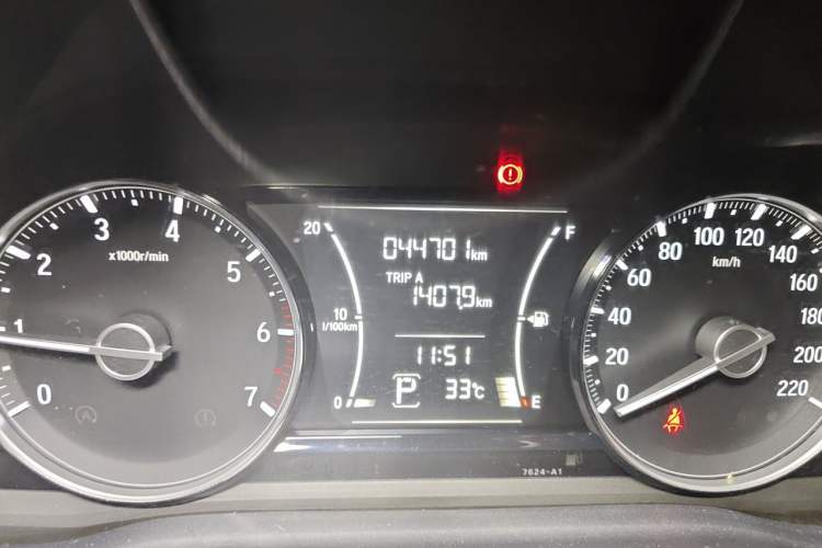 Used Honda Envix 2019 180TURBO CVT Enjoyment Edition China VI Odometer Close Up