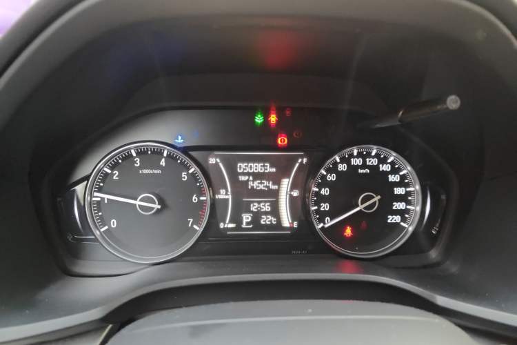 Used Honda Envix 2019 180TURBO CVT Enjoyment Edition China VI Odometer Close Up